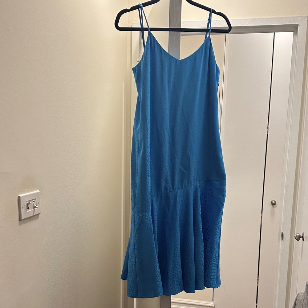 Rebecca Minkoff Blue Sleeveless Peggy Dress